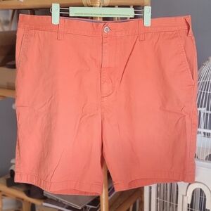 Nautica Men's Flat Front Shorts - Coral